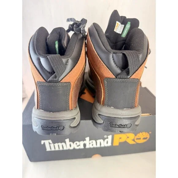 NEW Timberland Flume Mid Dark Brown Waterproof Hiking Boots Men 8.5 M TB 0A29B8 - Picture 10 of 16